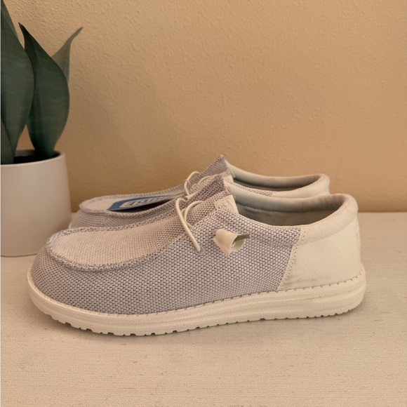 New Hey Dude Wally Funk Mono Ghosted Light Gray Casual Sneakers main image 7